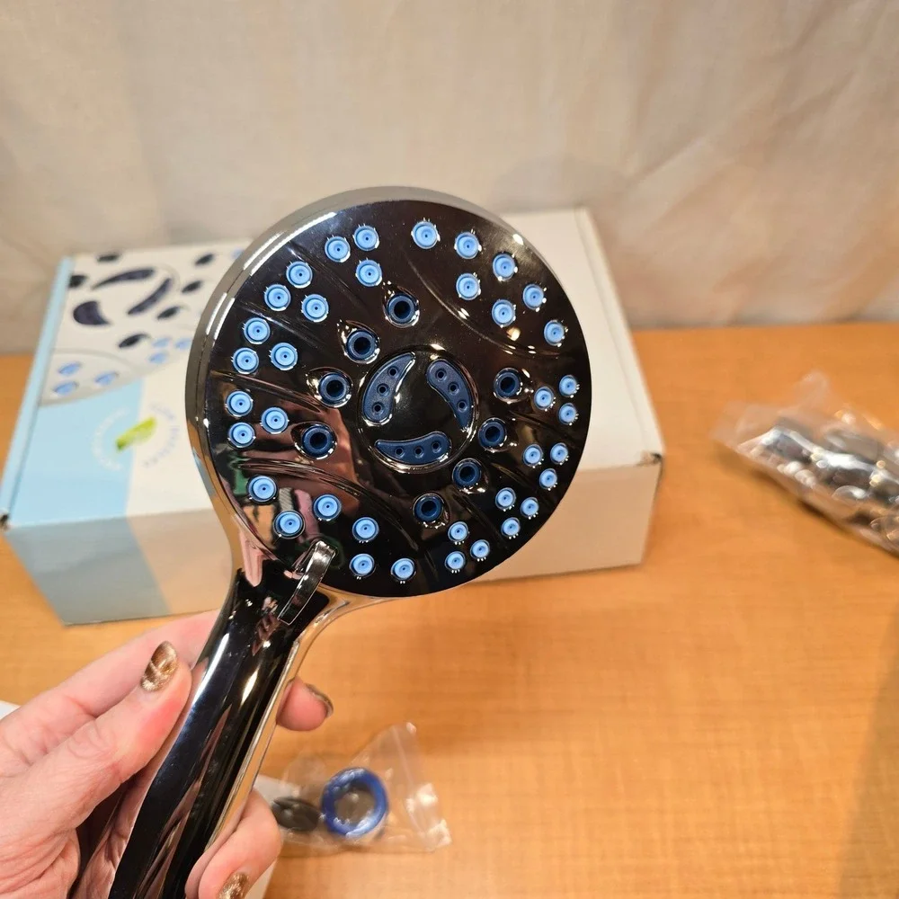 AquaCare Luxury Handheld Shower with Built-in Power Wash 8 Settings Seen on TV‎